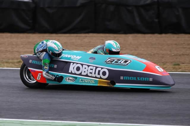 Todd Ellis and Emmanuelle Clement in action at Brands Hatch. Photo by Dave Yeomans.