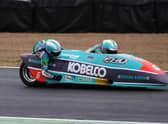 Todd Ellis and Emmanuelle Clement in action at Brands Hatch. Photo by Dave Yeomans.