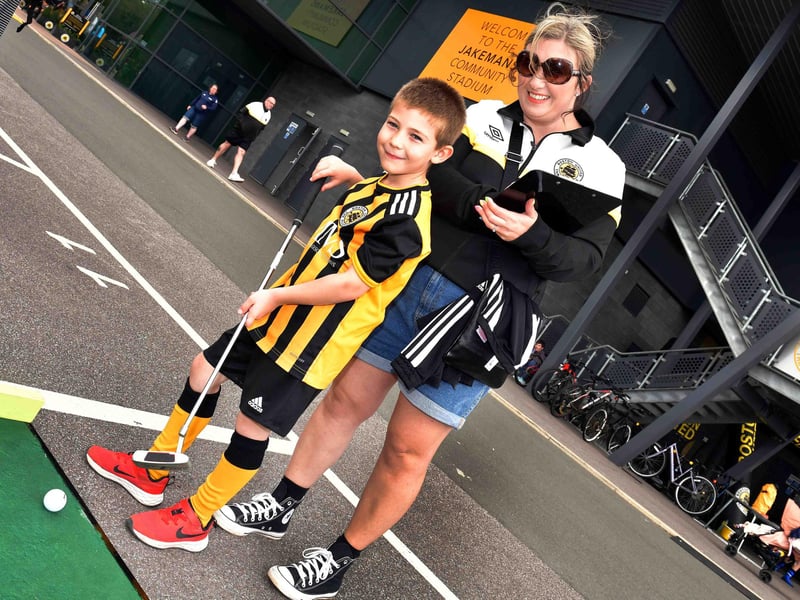 Mason Snaith has a go at Golf with Michelle Clements.