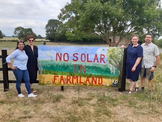 Hatton Solar Farm campaigners.