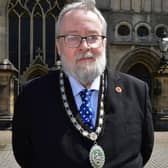 Mayor of Sleaford, Coun David Suiter.