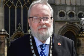 Mayor of Sleaford, Coun David Suiter.