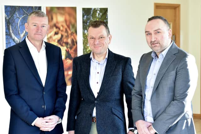 L-R: Gary Underwood - Underwood Green, Damon Brain - Duncan & Toplis, Richard Green - Underwood Green