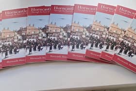 Copies of 'Horncastle At War', which has been reproduced to coincide with an exhibition to mark the 80th anniversary of VE Day.