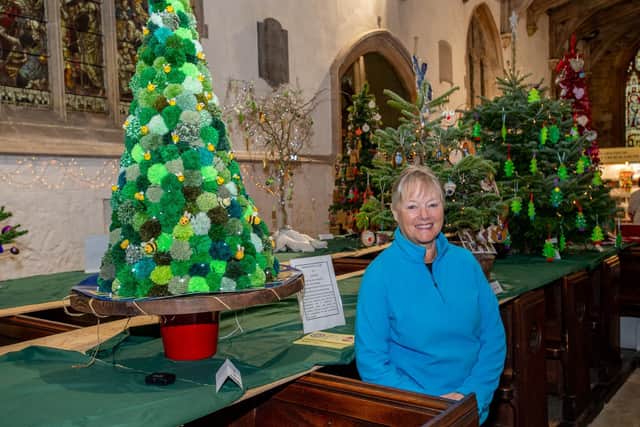 Lesley Elliott part of the organising team at St James Church.