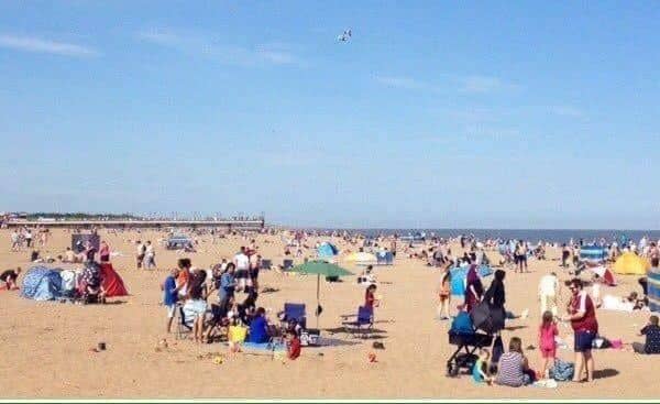 Skegness beach has ben ranked fifth in a new study of the UK's best beaches.