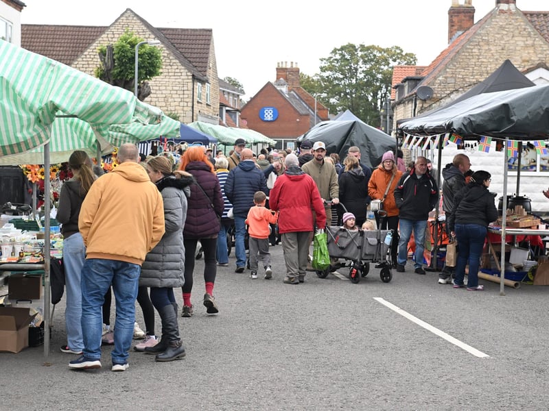 Metheringham Fayre and Feast in full swing.