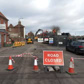 London Road has been closed since the fire.