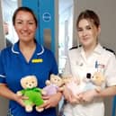 Bears arrive at the Kingfisher Ward in Grantham and District Hospital