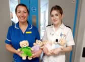 Bears arrive at the Kingfisher Ward in Grantham and District Hospital