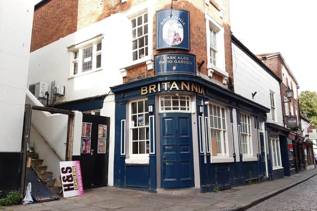 The Britannia, in Boston, as it appeared in August of last year.