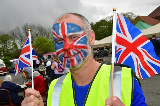 Jason Bartup of Manby at the Grimoldby and Manby coronation fun day.