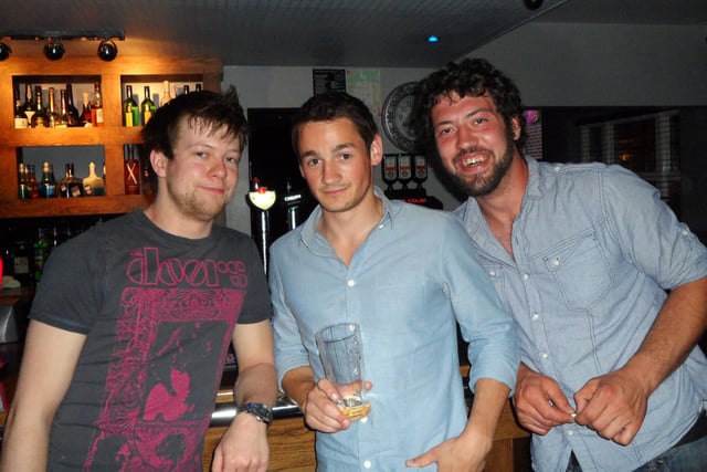 A group of three that appeared in the Louth Leader's Big Night Out feature 10 years ago.