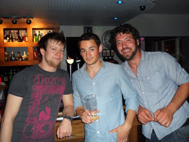 A group of three that appeared in the Louth Leader's Big Night Out feature 10 years ago.