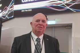 Coun Colin Davie at the Lincolnshire Energy Conference (25/2/25). Credit: LDRS