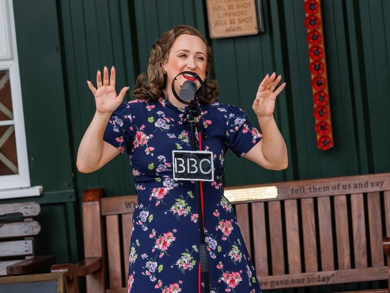 Natasha Harper performing.