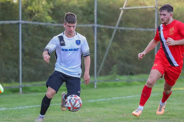 Bailey Wright - two goal hero for Louth on Saturday.