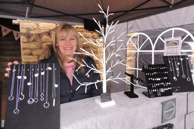 Silver jewellery by Caroline Lewis of Silverlincs Designs, from Fulbeck.