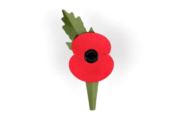 The new, plastic-free poppy has taken three years to develop.