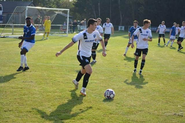 Alfie Usher - on target for Louth in Dearne defeat on Saturday.