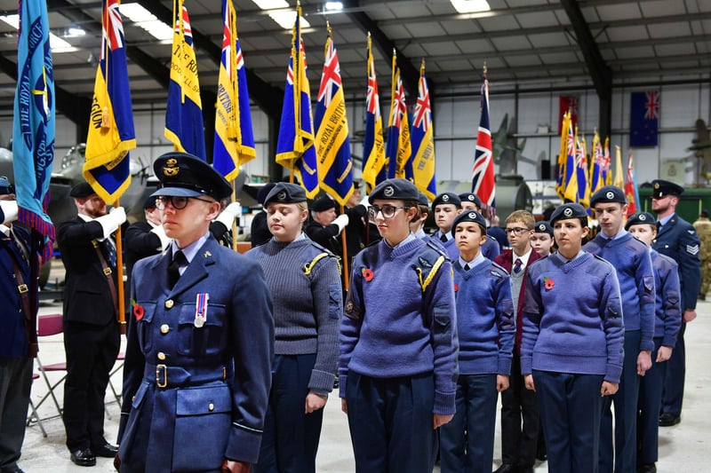 Cadets on parade at the Lincolnshire Poppy Appeal launch.