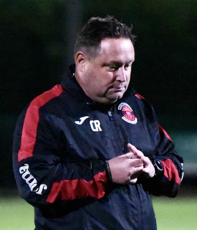 Skegness boss Chris Rawlinson is in confident mood ahead of the weekend. Photo: Skegness Town FC.