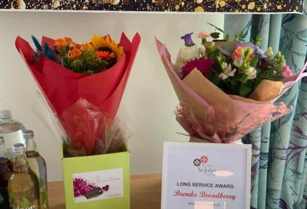Foxby Court care home hosted a special party for Brenda.