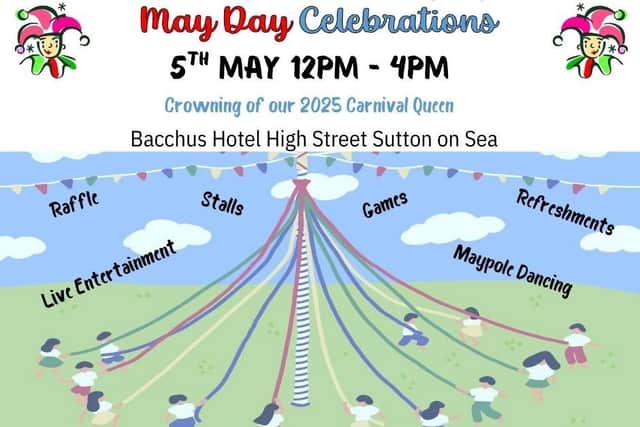 May Day event for Sutton on Sea and Trusthorpe Carnival.