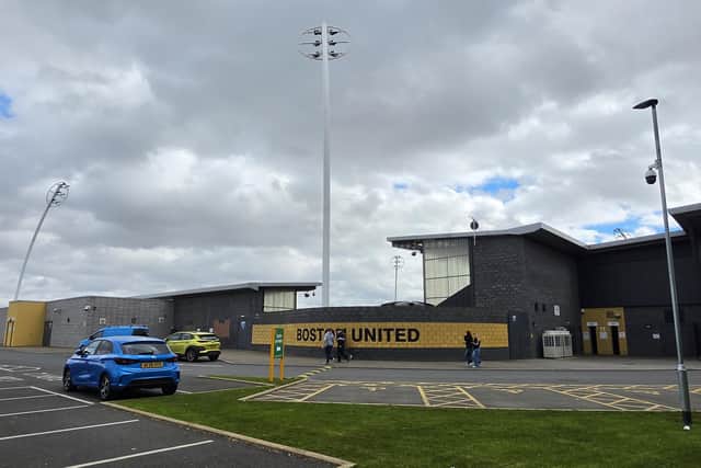 The Jakemans Community Stadium - scene of last night's cup triumph.