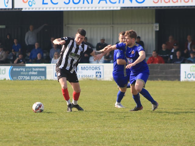 Brigg Town's NCEL Division One season ended with play-off defeat to Harrogate Railway.