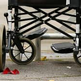 File photo dated 02/10/13 of a wheelchair. The British Red Cross has warned that millions of people are being left without wheelchairs as they recover from illness and risk being &quot;trapped&quot; in their own homes.