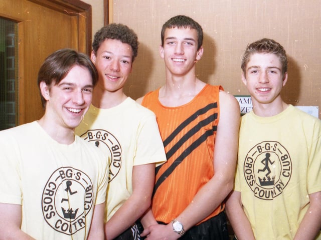 Four members of Boston Grammar School's Cross Country Club set to represent Lincolnshire in the National Cross Country finals in London. The group would face competition from 47 other counties in a race involving more than 400 runners. Pictured (from left) are: David Smith, David Pearson, Chris Cope (captain) and Warren Humphries.
