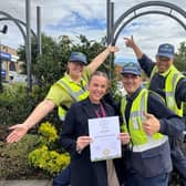 Marshall’s Yard in Gainsborough is celebrating after securing a Gold Award at the East Midlands in Bloom Awards for the second-year running.