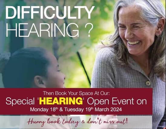 Sound Advice Hearing's free hearing open events.