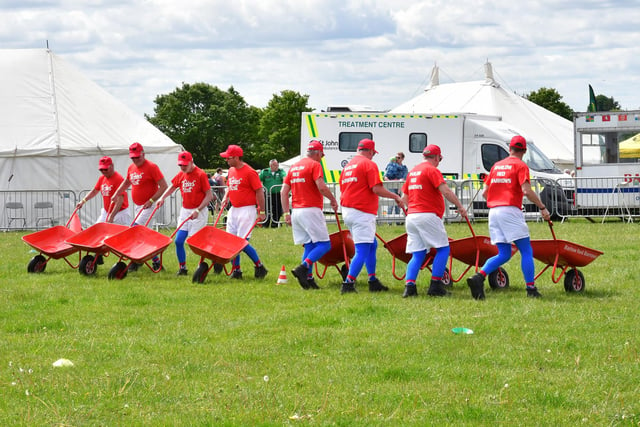 The Red Barrows performing at Woodhall Spa.