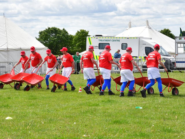 The Red Barrows performing at Woodhall Spa.