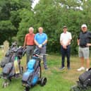 Paul North, Lincoln Golf Club; Mark Shepherd, Blankney Golf Club; Steve Shepherd, Lincoln Golf Club; David Campbell, Lincoln Golf Club