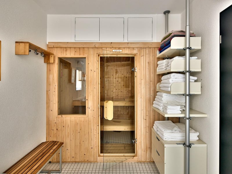 The sauna.