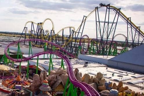 Fantasy Island in Ingoldmells was hit by a power cut on Saturday.