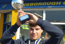 Gainsborough Aegir Novice Race winner 14 year old Charlie Thorpe, who compled five miles in 14 minutes 08 seconds. Picture by Trevor Halstead.