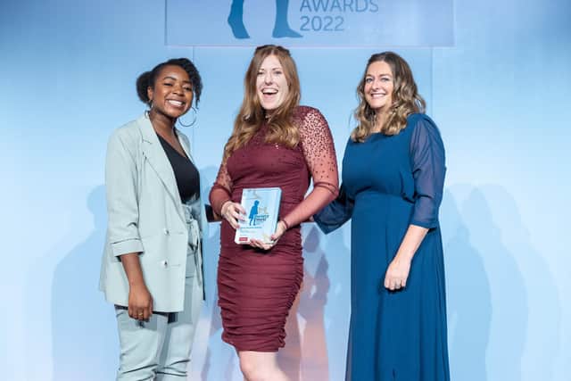 Boston Nursery School's Beth Cooper at the Nursery World Awards.