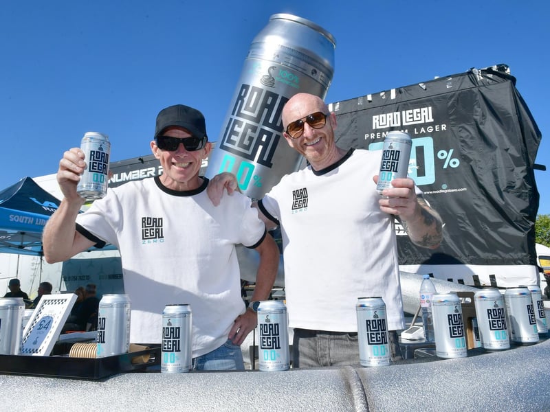 Bruce Dunn (left) and Stewart Parkes, of Road Legal Zero, Peterborough.