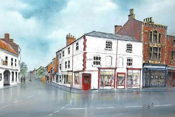 A print of Horncastle by local artist Ash Buckingham, who will be one of the exhibitors at the event.