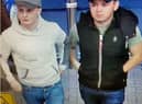 Police would like to speak to these two men.
