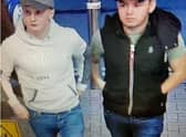 Police would like to speak to these two men.