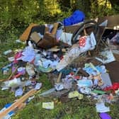 A resident hired someone to remove their waste and it was illegally dumped
