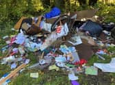 A resident hired someone to remove their waste and it was illegally dumped