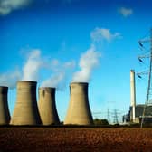 West Burton Power Station was turned on to help National Grid cope with low winds