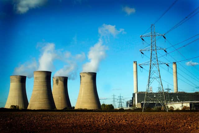 West Burton Power Station was turned on to help National Grid cope with low winds