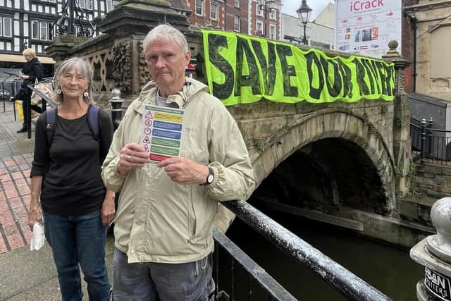 Rosemary Robinson and Eddie Francis from XR Lincolnshire. (Photo by: James Turner/Local Democracy Reporting Service)